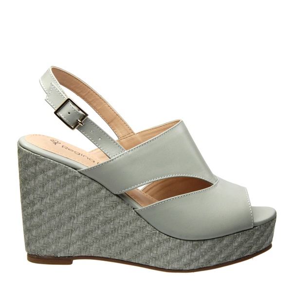 sandália plataforma alta