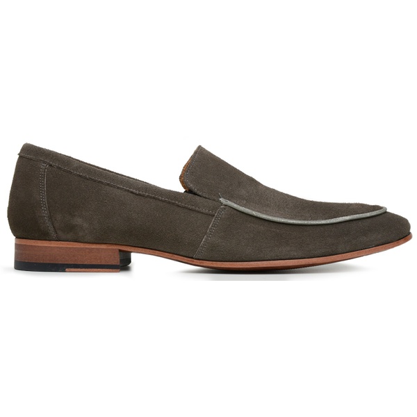 Sapato Social Masculino Camurça Taupe | Riccally