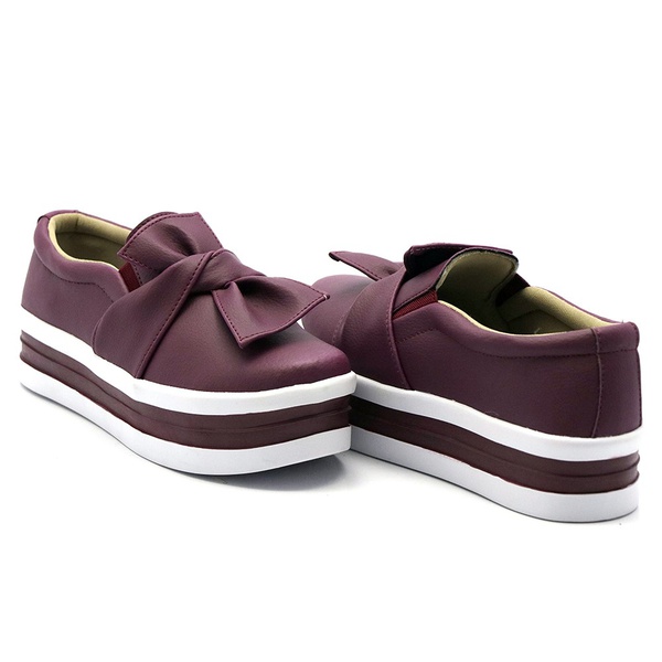 slip on laço