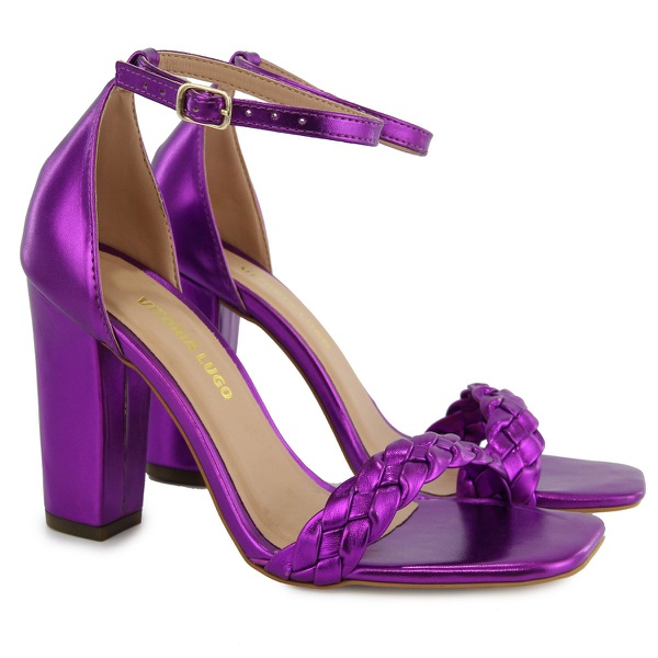 Compre Sapato Salto Feminino Lara Roxo Online