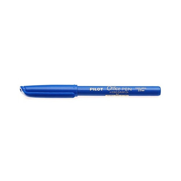 Caneta Hidrográfica Office Pen 2.0mm Azul