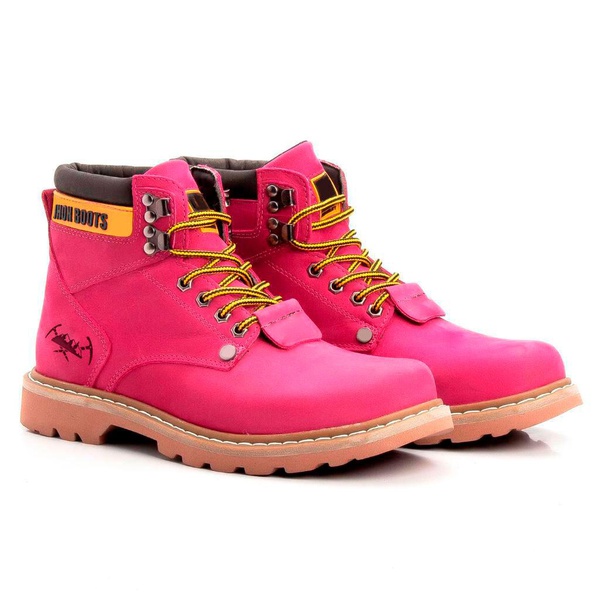 bota masculina rosa