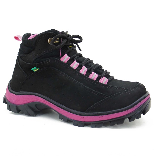 bota adventure feminina couro