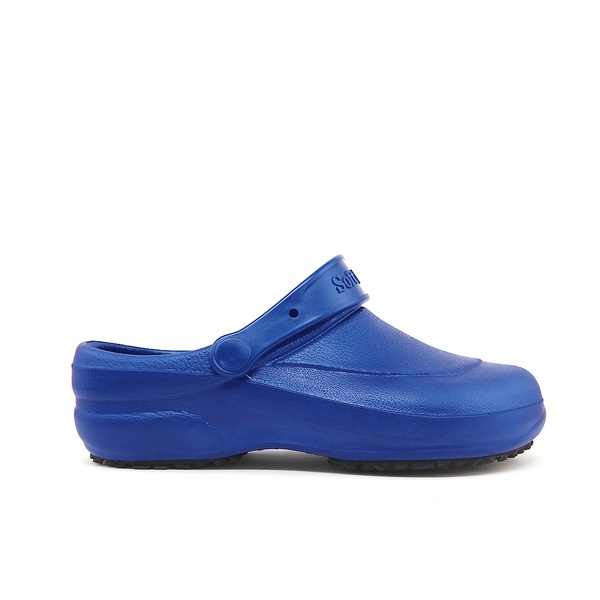 Babuche Azul Royal BB60 Soft Works Sapato de Segurança EPI Antiderrapante |  SAFETY SHOP