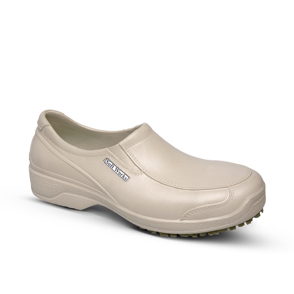 Sapato Classic Works Bege BB66 com ponteira Soft Works Sapato de Segurança  EPI Antiderrapante | SAFETY SHOP