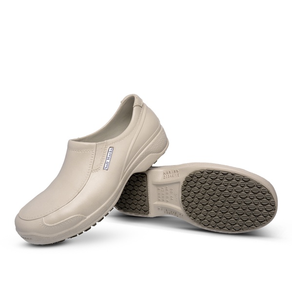 Sapato Classic Works Bege BB66 com ponteira Soft Works Sapato de Segurança  EPI Antiderrapante | SAFETY SHOP