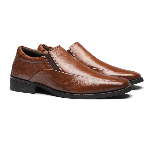 Comfort Gel S/B Elantra Tan - Sapato Masculino Loafer Samello