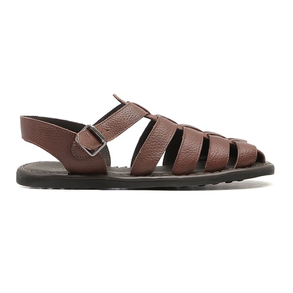 Sandália Masculina Courrier Chocolate Samello | SAMELLO