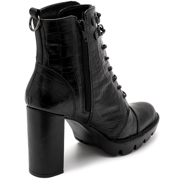 Bota Sândalo Feminina Clave De Fa Piaf Preto | CALÇADOS SANDALO