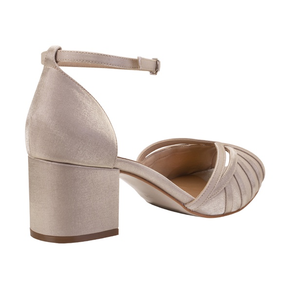 sandalia baixa prata