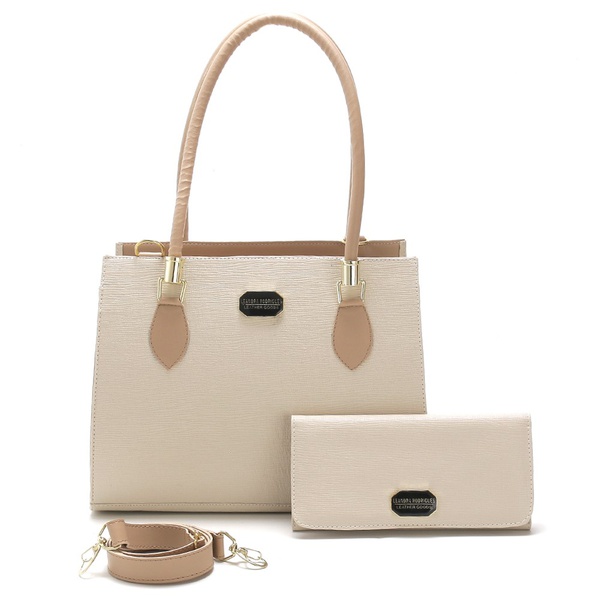 beige satchel bolsa