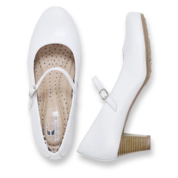 sapato branco feminino para trabalhar