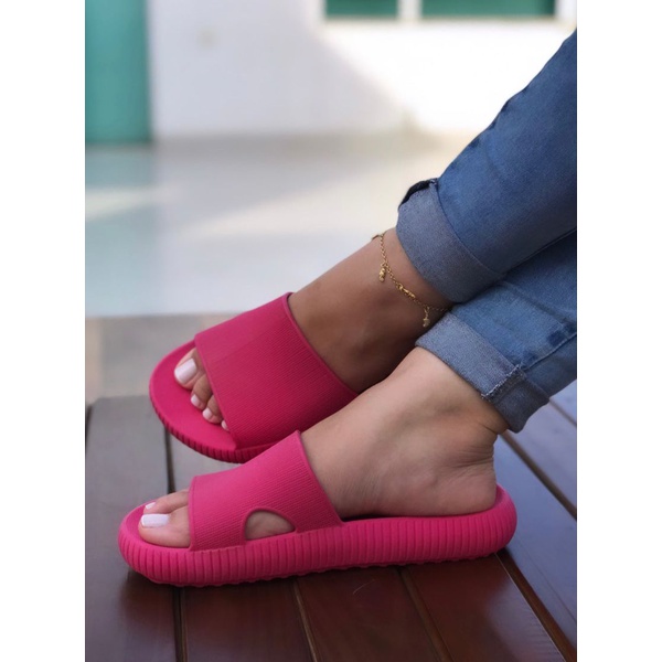 Slide Pink Nova Talline Sapatilhas Atacado