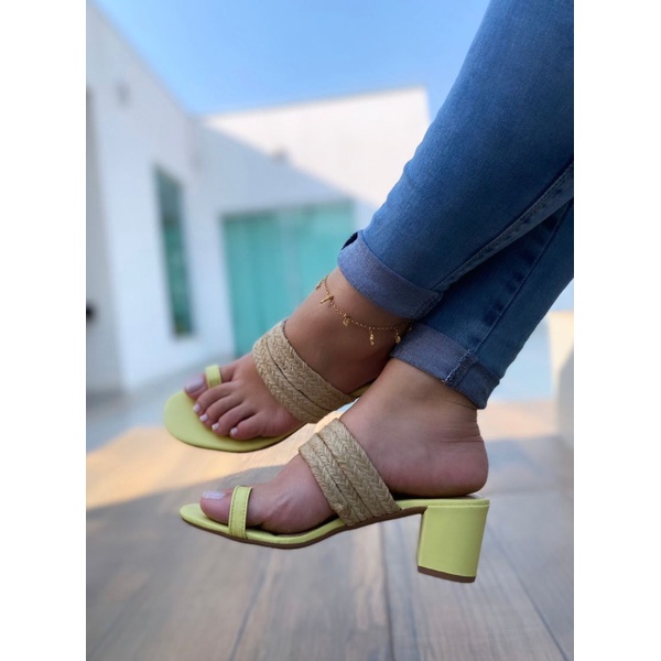 Tamanco Juta Lemon Talline Sapatilhas Atacado