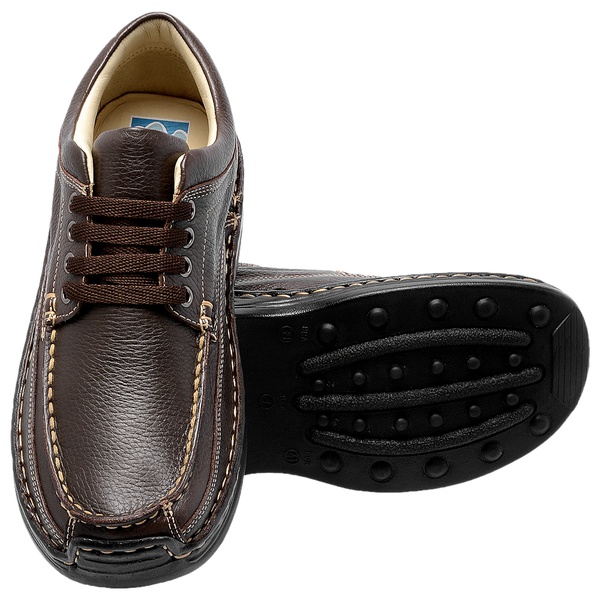 Sapato Social Masculino Conforto 16000 Brown 2012