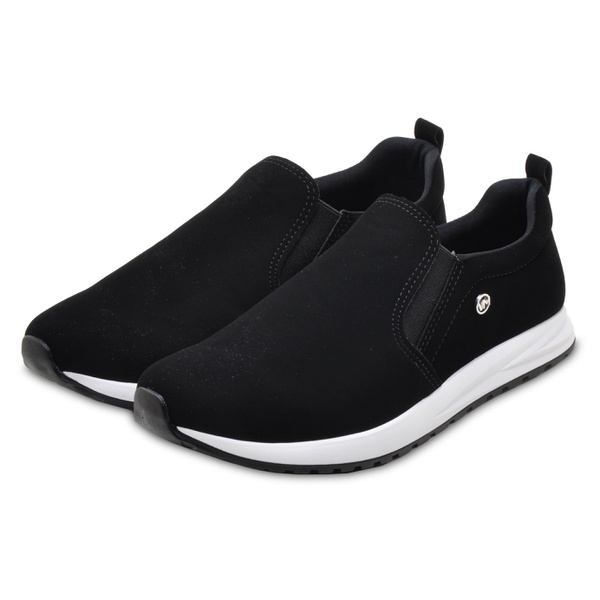 Tênis Slip On Via Marte 19705 Preto 419 | SAPATO DE FRANCA