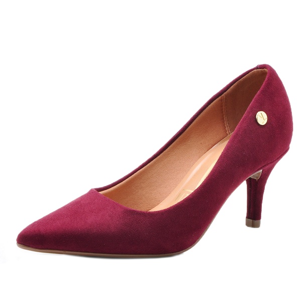 sapato scarpin vinho