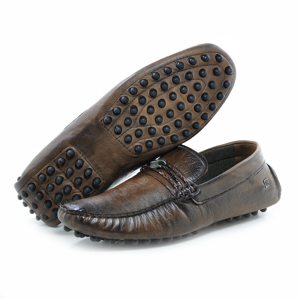 Mocassim Masculino Couro Laroche 1560 Marrom | SAPATO DE FRANCA