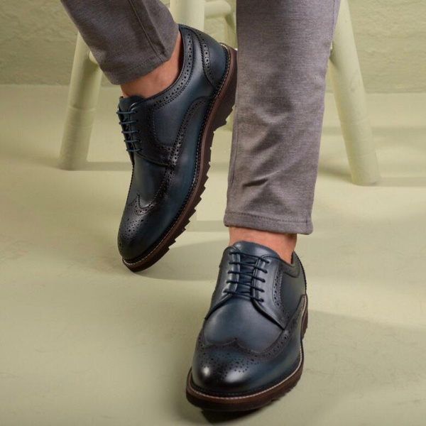 Sapato Masculino New Castle Em Couro Látego Elba Blue Savelli | SAVELLI  CALÇADOS