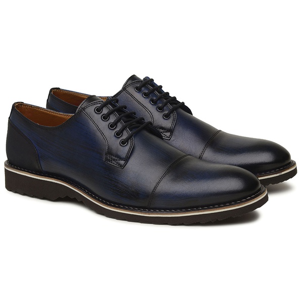 Sapato Casual Masculino Oxford Hype em Sintetico 1004 Azul Marinho |  Calcados \u0026 Bolsas