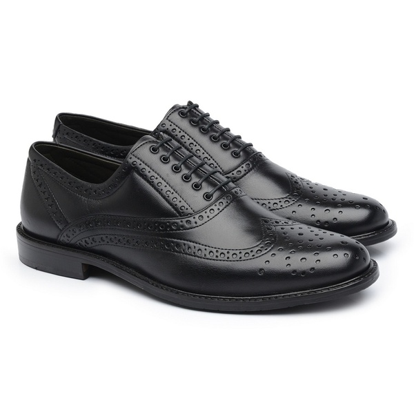 Oxford Social Brogue Preto | SCATAMACCHIA