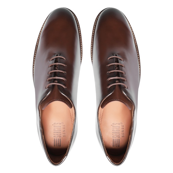 Sapato Oxford Masculino Em Couro Brown | SERGIO`S