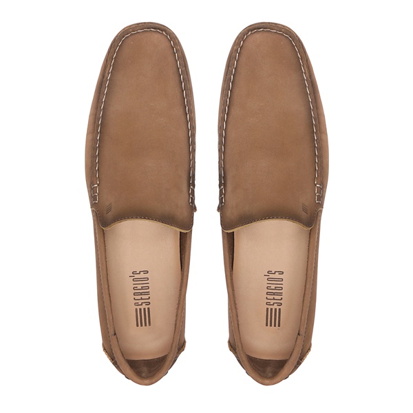 Sapato Driver Masculino Casual Em Couro Nobuck | SERGIO`S