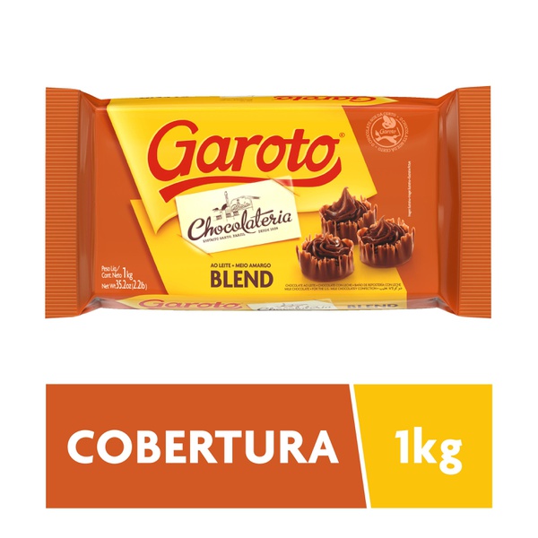 Chocolate Para Cobertura Garoto Blend 1kg