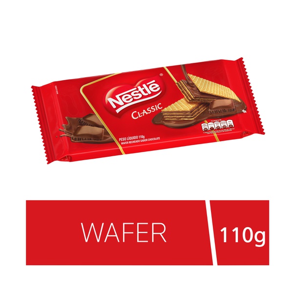 Biscoito Classic Wafer Chocolate 110g