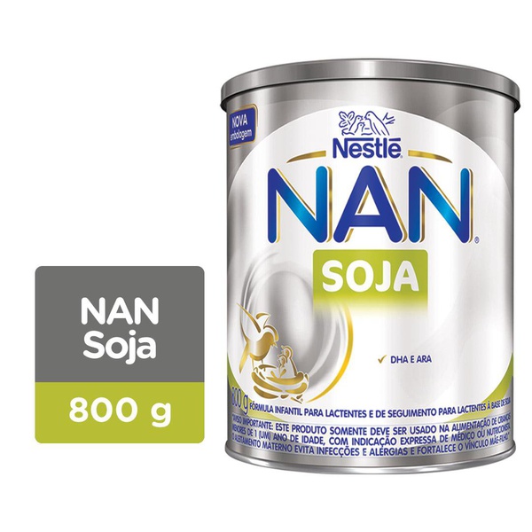 Fórmula Infantil Nestlé NAN Soja 800g