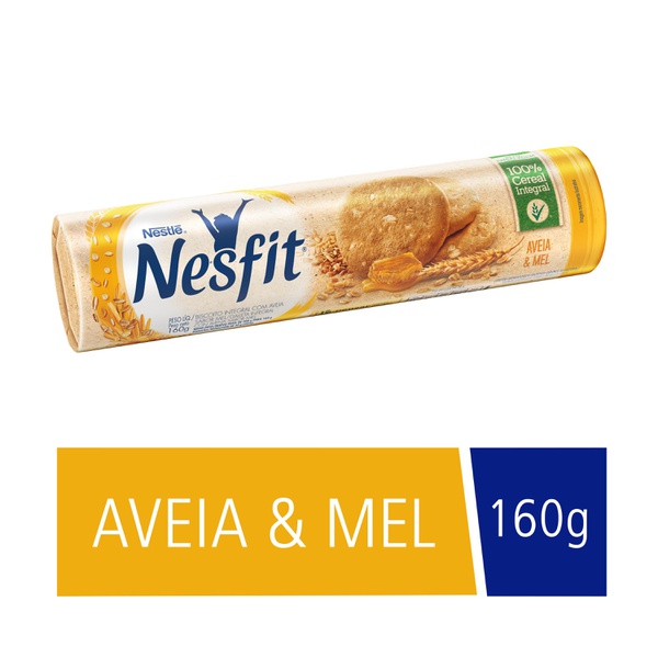 Biscoito Nesfit Aveia & Mel 160g