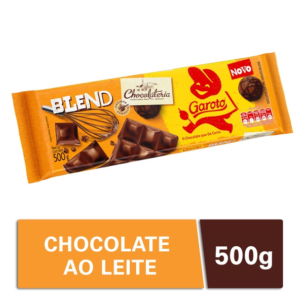 Chocolate para Cobertura Garoto Blend 500g