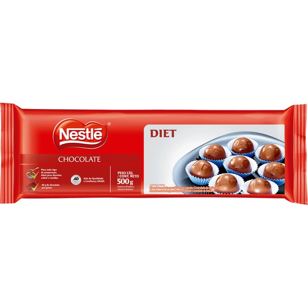 Chocolate Para Cobertura Nestlé Diet 500g