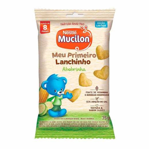 Mucilon Snack Abobrinha 35g