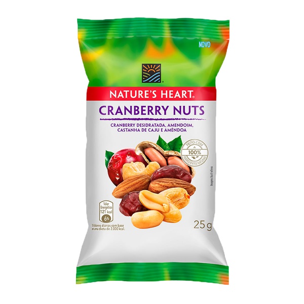 Natures Heart Sank Cranberry Nuts 25g