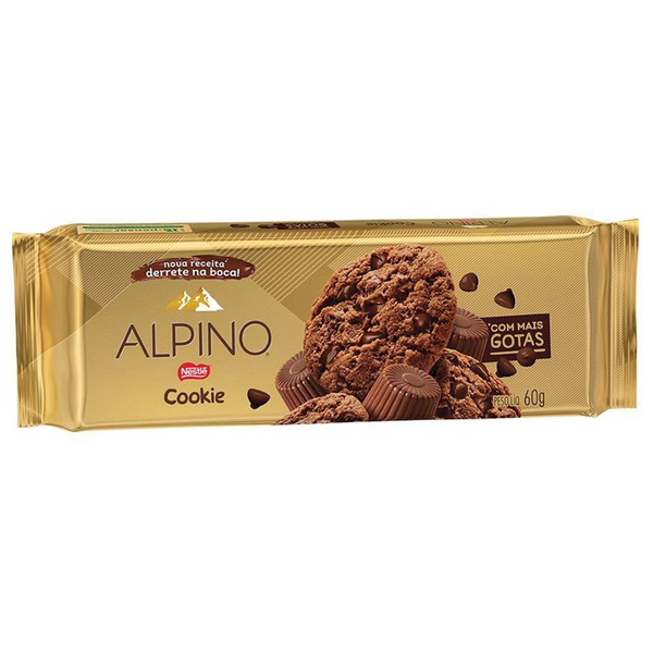 Cookie Alpino Gotas De Chocolate 60g