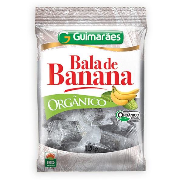 Bala de Banana Orgânica 120g