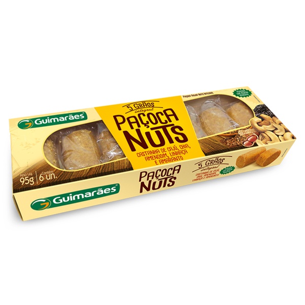 Paçoca Nuts Integral 95g