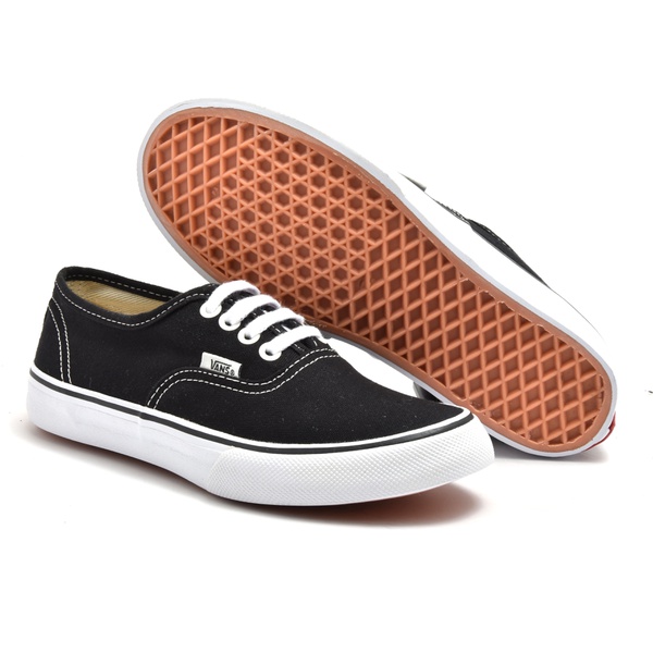 vans preto e branco authentic