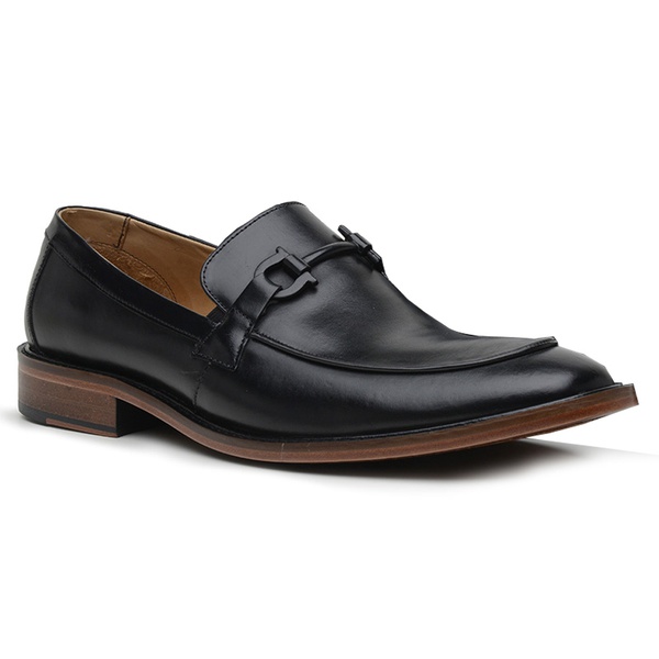 Sapato Loafer Casual Premium em Couro Preto | TCHWM SHOES