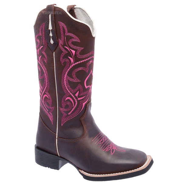 bota texana feminina infantil