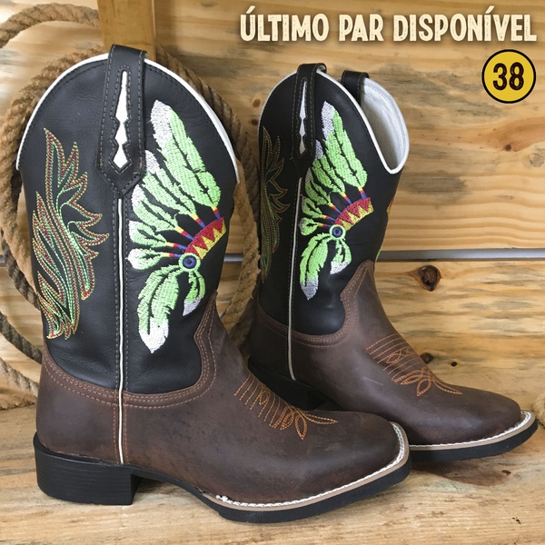 bota texana indio