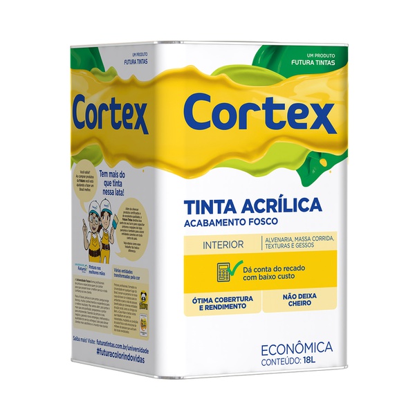 FUTURA TINTA ACRILICA FOSCO CORTEX 18 LITROS