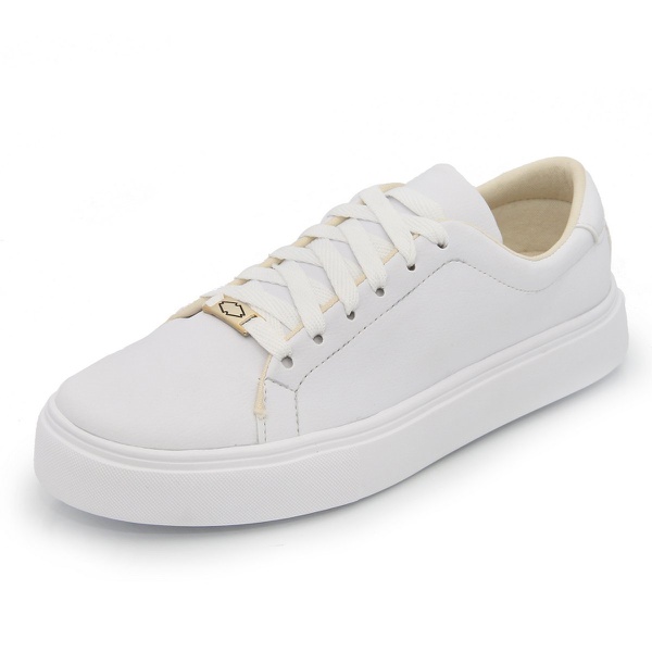 Sapatênis Feminino Top Franca Shoes Branco | Top Franca Shoes | Calçados  confortáveis em Couro