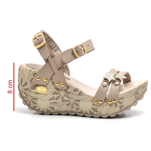 Sandalia plataforma antiga Clearance