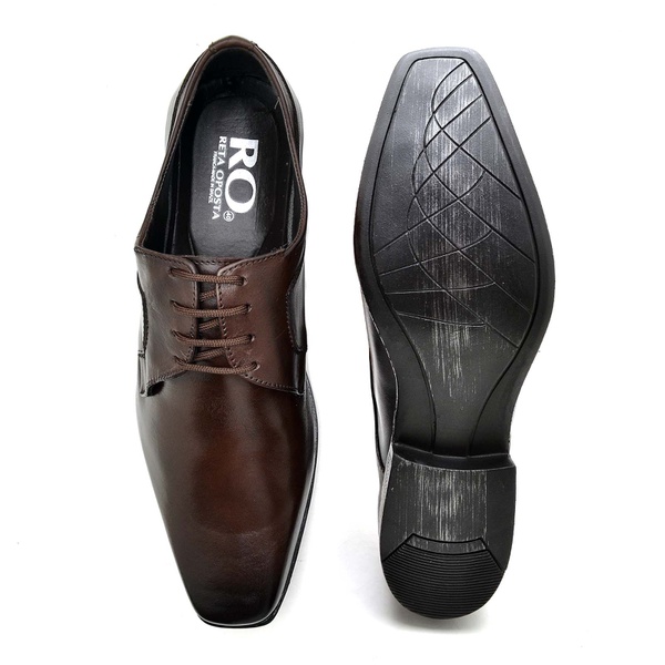 Sapato Social Reta Oposta | Top Franca Shoes | Calçados confortáveis em  Couro