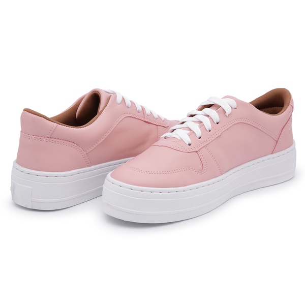 Tênis infantil Fila sola Alta cor Rosa. - PequenaGi