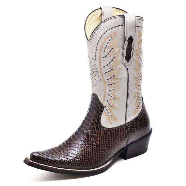 bota de bico fino masculina