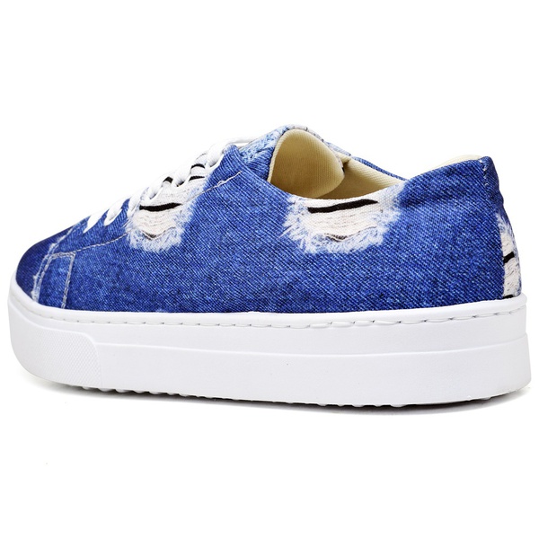 sapatenis jeans feminino