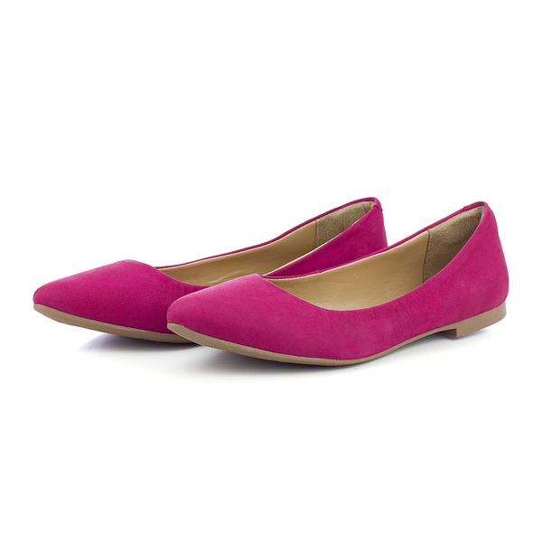 Sapatilha Feminina Bico Finos Rosa Pink | Sapataria Martins | Calçados  confortáveis em Couro